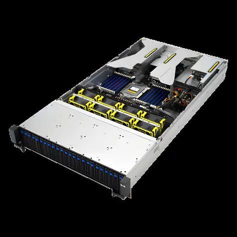 Asus RS520A-E12-RS24U / Server / AMD EPYC 9004 / 1x SP5 / 24x DDR5 / 16x NVMe Gen5 / 2U