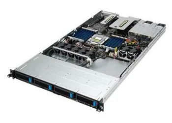 ASUS RS500A-E12-RS4U černá / Server / AMD EPYC 9004 / AMD 1x SP5 / 24x DDR5 / 4x SATA/NVMe5 / 2x GbE / 800W 80+ Titanium