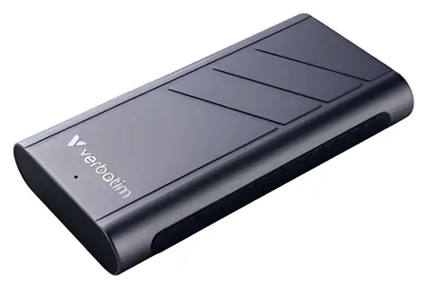 Verbatim TurboMetal SSD stříbrná / Externí SSD disk / 2 TB / USB4 / R: 3700 MB/s / W: 3600 MB/s