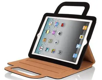 LUXA2 Rimini Stand Case černá / Pouzdro se stojánkem / Apple iPad 2