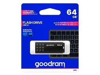 GOODRAM 64GB bílo-černá / Flash disk / USB 3.0