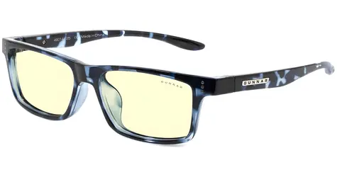 GUNNAR Cruz Kids Large (8-12) Navy Tortoise / Kancelářské/herní brýle / jantarová skla / BLF 65 / NATURAL focus