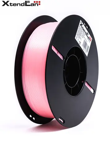 XtendLan PLA filament svítící růžová / Struna pro 3D tiskárnu / PLA / 1.75mm / 1kg