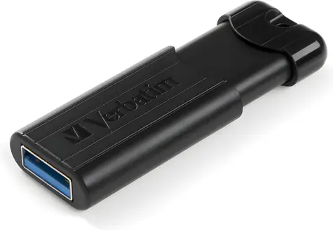 Verbatim PinStripe 64GB černá / Flash disk / kompatibilita s Mac