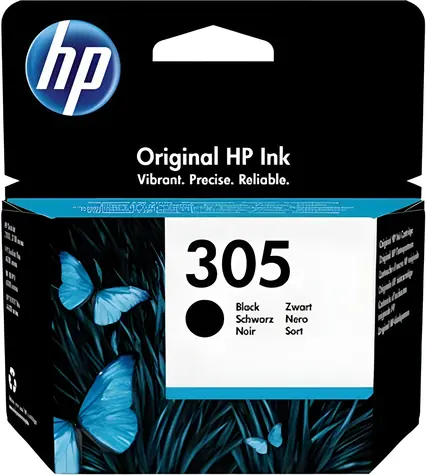 HP 305 3YM61AE černá / Inkoustová kazeta / HP DeskJet 2300, 2720, 4100 / 2 ml / cca 120 stran