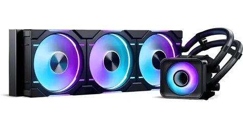 PHANTEKS Glacier One 360D30 X2 DRGB černá / AIO vodní chladič CPU / 3x 120 mm / D-RGB / AMD + Intel
