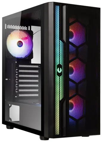 BitFenix Apollo černá / Skříň / ATX / 3x USB 3.0 + USB 2.0 / 4x 120mm ARGB / tvrzené sklo / bez zdroje