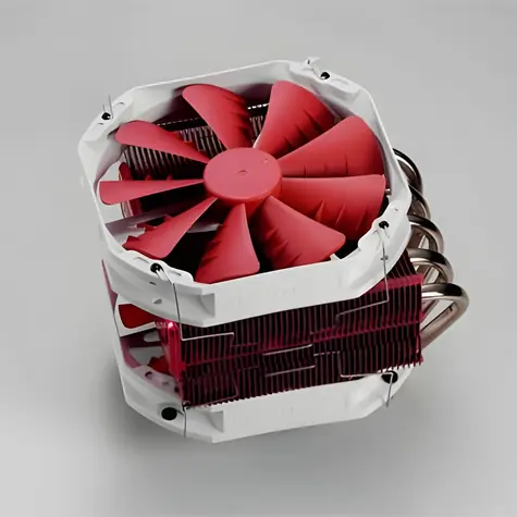 Phanteks PH-TC14CS červená / Chladič CPU / pro Intel a AMD / 140mm fan