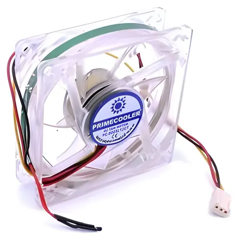 Primecooler PC-L802512ST červená / Ventilátor do PC / 80 mm / 3pin / 2400 rpm / LED