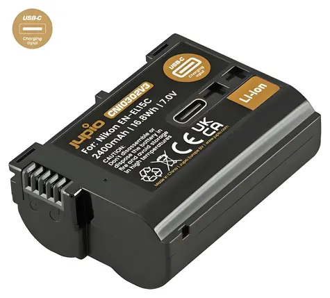 JUPIO EN-EL15C Ultra C / Akumulátor pro Nikon / 2400 mAh / USB-C