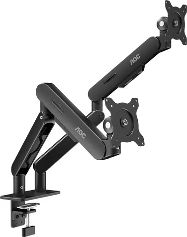 AOC AM420B černá / Stolní rameno na 2 monitory / 17