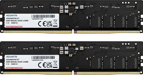ADATA Premier 32GB (2x 16GB) DDR5 5600MHz / Operační paměť / CL46 / DIMM / 1.1V / XMP 3.0