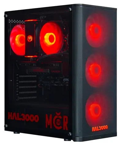 HAL3000 MČR Finale Elite / Herní počítač / AMD Ryzen 7 5700X / 16GB DDR4 / RX 9060 XT 16GB / 1TB PCIe4 SSD / Wi-Fi / W11