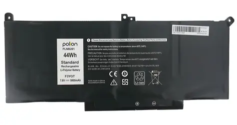TRX Polion F3YGT / Baterie pro notebook / Dell Latitude 7280, 7290, 7380, 7390, 7480, 7490 / 5 800 mAh / 44 Wh