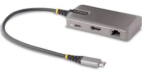 StarTech USB-C Multiport Adapter / USB-C hub / HDMI / 2x USB 3.2 Gen2 / USB-C / LAN
