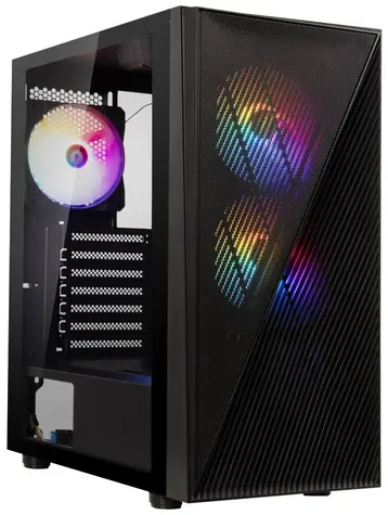 BitFenix Helios černá / Skříň / ATX / 4x 120mm RGB / 2x USB 3.0 / USB 2.0 / bez zdroje / tvrzené sklo