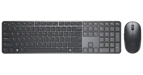 Dell KM726 GER černá / Set bezdrátové klávesnice a myši / německé rozložení / bezdrátový