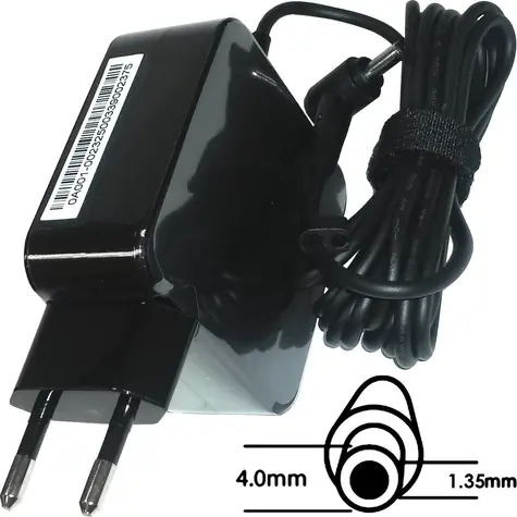 ASUS originální adaptér černá / Napájecí adaptér / 45 W / 19 V / konektor 4,0×1,35 mm / EU plug