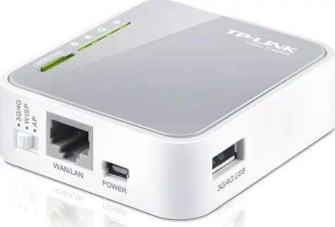 TP-Link TL-MR3020 / Router / Přenosný / Wi-Fi 4 (802.11n) / 300 Mbit/s / USB 2.0
