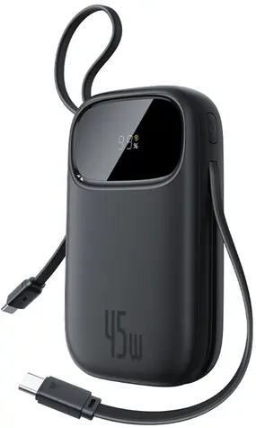 Baseus EnerFill FC31 20000mAh černá / Powerbanka / 22,5W / USB-C / USB-A / Lightning