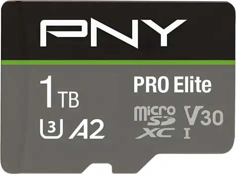 PNY PRO Elite microSDXC 1 TB / Paměťová karta / Class 10 / UHS-I / U3 / A2 / V30