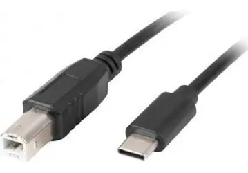 Lanberg CA-USBA-13CC-0018-BK černá / Kabel USB / USB-C - USB-B / 1.8 m