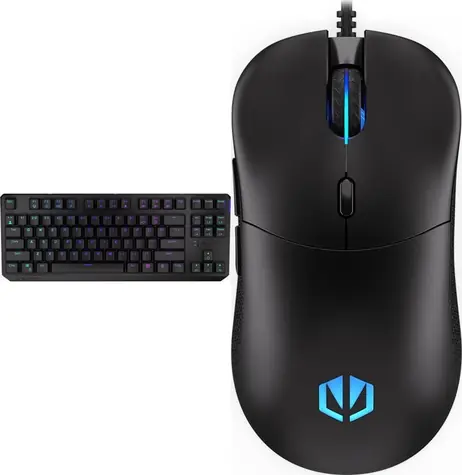 Endorfy Thock TKL Wireless Red + GEM Plus černá / Herní set klávesnice a myši / mechanická / bezdrátová / Kailh Red Box