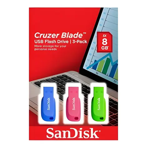 SanDisk Cruzer Blade 32 GB 3 ks / Flash Disk / USB 2.0