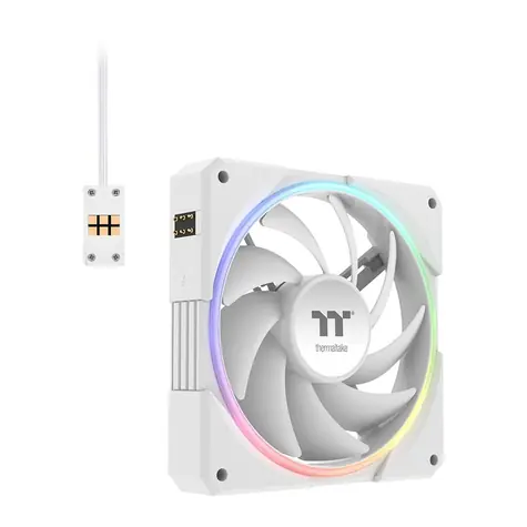 Thermaltake TS 120 EX RGB bílá / Ventilátor / 120 mm / FDB / 2000 RPM / 27,3 dB / 3 ks