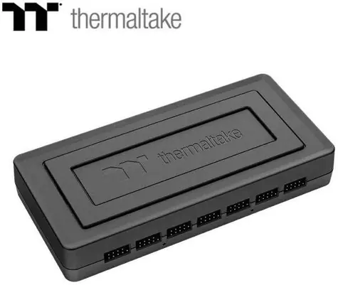 Thermaltake Sync V2 Controller černá / RGB řídící jednotka / 14 kanálů / 5V ARGB + PWM / 8-pin PCIe / TT RGB Plus 3.0