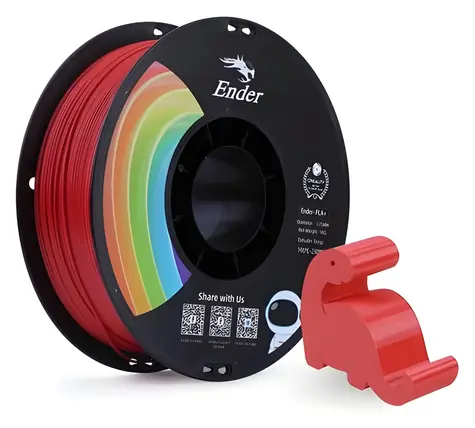 Creality Filament PLA+ červená / Struna pro 3D tiskárnu / PLA+ / 1.75mm / 1kg