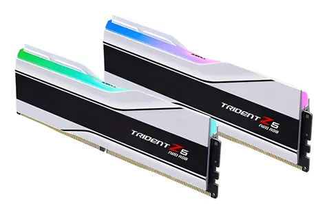 G.Skill Trident Z5 Neo RGB 64GB (2x32GB) DDR5 6000MHz bílá / CL36 / DIMM / 1.35V / Non-ECC / Unbuffered / XMP 3.0
