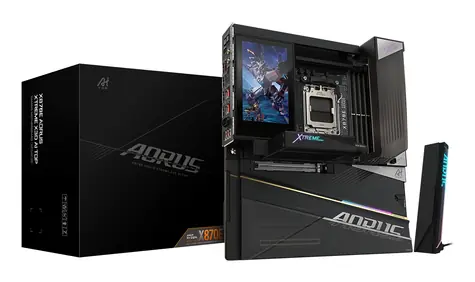 GIGABYTE X870E AORUS XTREME X3D AI TOP černá / AMD X870E / DDR5 / SATA III RAID / USB4 / 2x10GLAN / M.2 / sc.AM5 / E-ATX