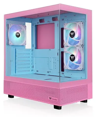 Thermaltake View 270 Plus TG ARGB růžová / ATX / 1x USB-A 3.2 / 2x USB-C / 3x120mm / bez zdroje / průhledná bočnice