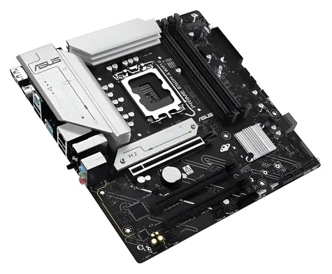 ASUS PRIME B760M-A WIFI II / Základní deska / B760 / LGA 1700 / 4x DDR5 / 3x PCIEx16 / 2.5GLAN / Wi-Fi 6E / mATX