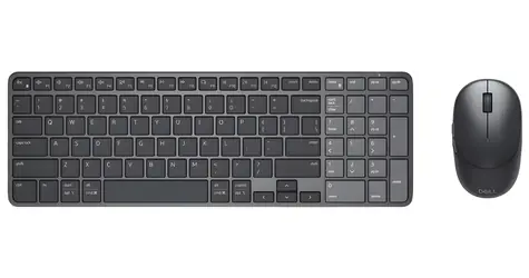 DELL PRO KM746 grafitová / Set bezdrátové klávesnice a myši / UA layout / nabíjecí baterie