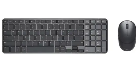Dell PRO KM746 černá / Set bezdrátové klávesnice a myši / Maďarský layout / nabíjecí baterie / 5 tlačítek