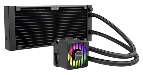 ENERMAX LIQMAXFLO 240 ARGB černá / AIO vodní chladič CPU / 2× 120 mm / 500–1800 RPM / 23 dB / AM4 / AM5 / LGA1700