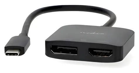 USB-C™ Adaptér | USB 3.2 Gen 1 | USB-C™ Zástrčka | DisplayPort Zásuvka / Výstup HDMI™ | 8K@30Hz | 0.20 m | Kulatý | Poni