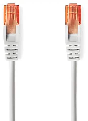 Nedis CAT6 šedá / Síťový kabel / U/UTP / RJ45 / 30 m / PVC