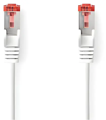 Nedis CAT6 S/FTP 20m bílá / Patch kabel / RJ45-RJ45 / LSZH