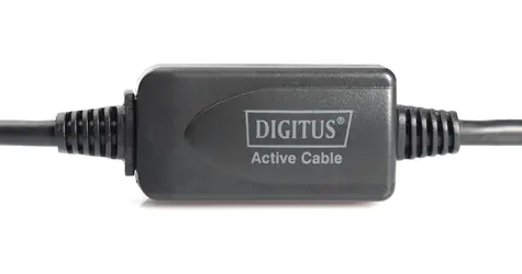 Digitus DA-73101 černá / Aktivní USB 2.0 prodlužovací kabel / 15 m