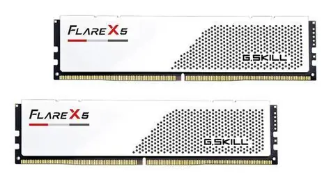 G.Skill Flare X5 bílá 64GB (2x 32GB) / DDR5 / 6000 MHz / PC5-48000 / CL36-36-36-96 / DIMM / 1.35V / Non-ECC / XMP 3.0