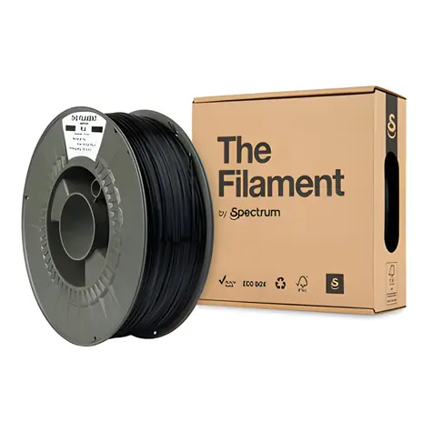 The Filament PLA Midnight Black / Tisková struna / 1,75 mm / 1000 g / 185-215 °C