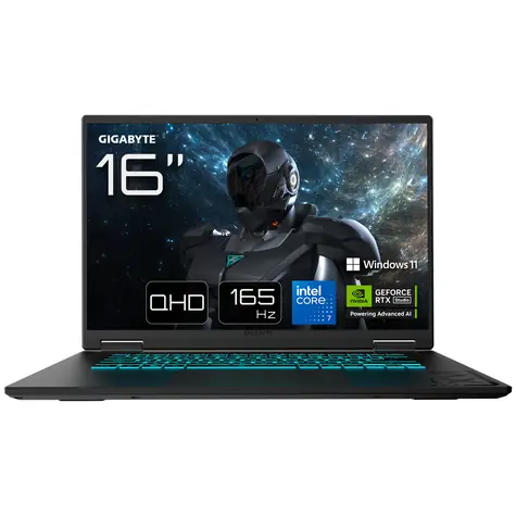 Gigabyte Gaming A16 Pro DYHG5DECC4SH černá / Notebook / 16