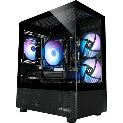 Thermaltake FTW A-Line Air 5060 černá/průhledná / Herní PC / AMD Ryzen 7 5700X / RTX 5060 8GB GDDR7 / 16GB DDR4