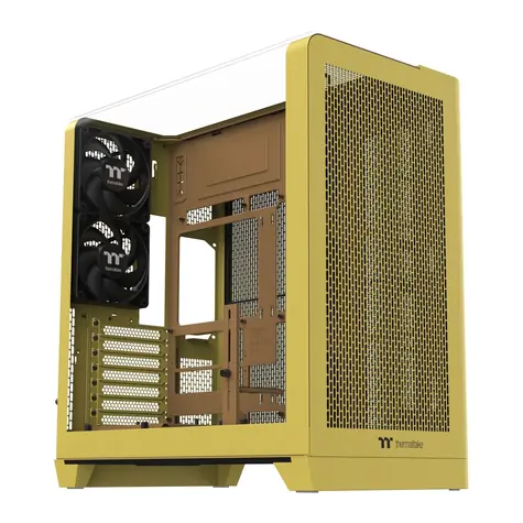 Thermaltake View 390 Air žlutá / Skříň / ATX / 2x USB-A 3.0 / 1x USB-C / 2x120mm / bez zdroje / průhledná bočnice