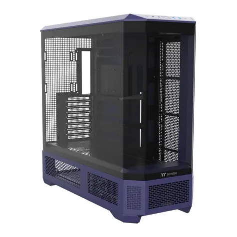 Thermaltake View 600 TG Future Dusk fialová/černá / E-ATX / 2x USB-A 3.2 / 1x USB-C 3.2 / bez zdroje / průhledná bočnice