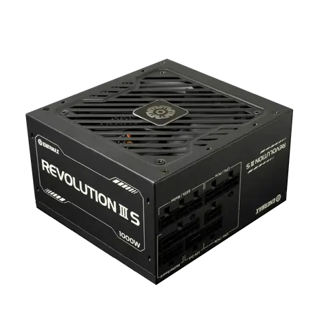Enermax Revolution III S ERV1000P-AHP černá / Zdroj / 1000W / ATX 3.1 / 80PLUS Gold / plně modulární / 12VHPWR