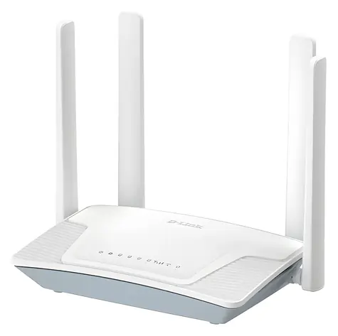 D-Link 4G LTE N300 bílá / Router / Wi-Fi 4 (802.11n) / 4G LTE / NanoSIM / 300 Mbit/s / 4x LAN